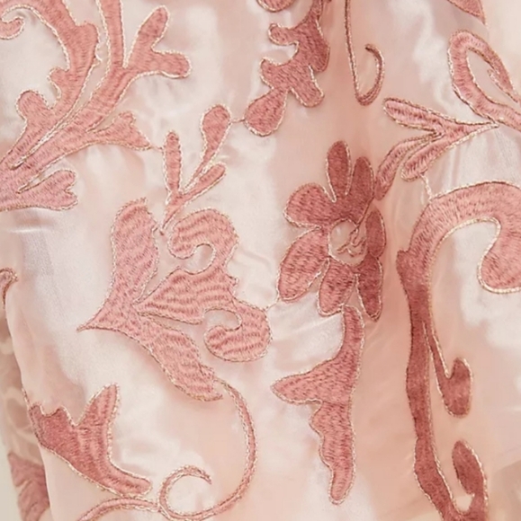 ANTHROPOLOGIE Maeve embroidered floral skirt M - Picture 4 of 14